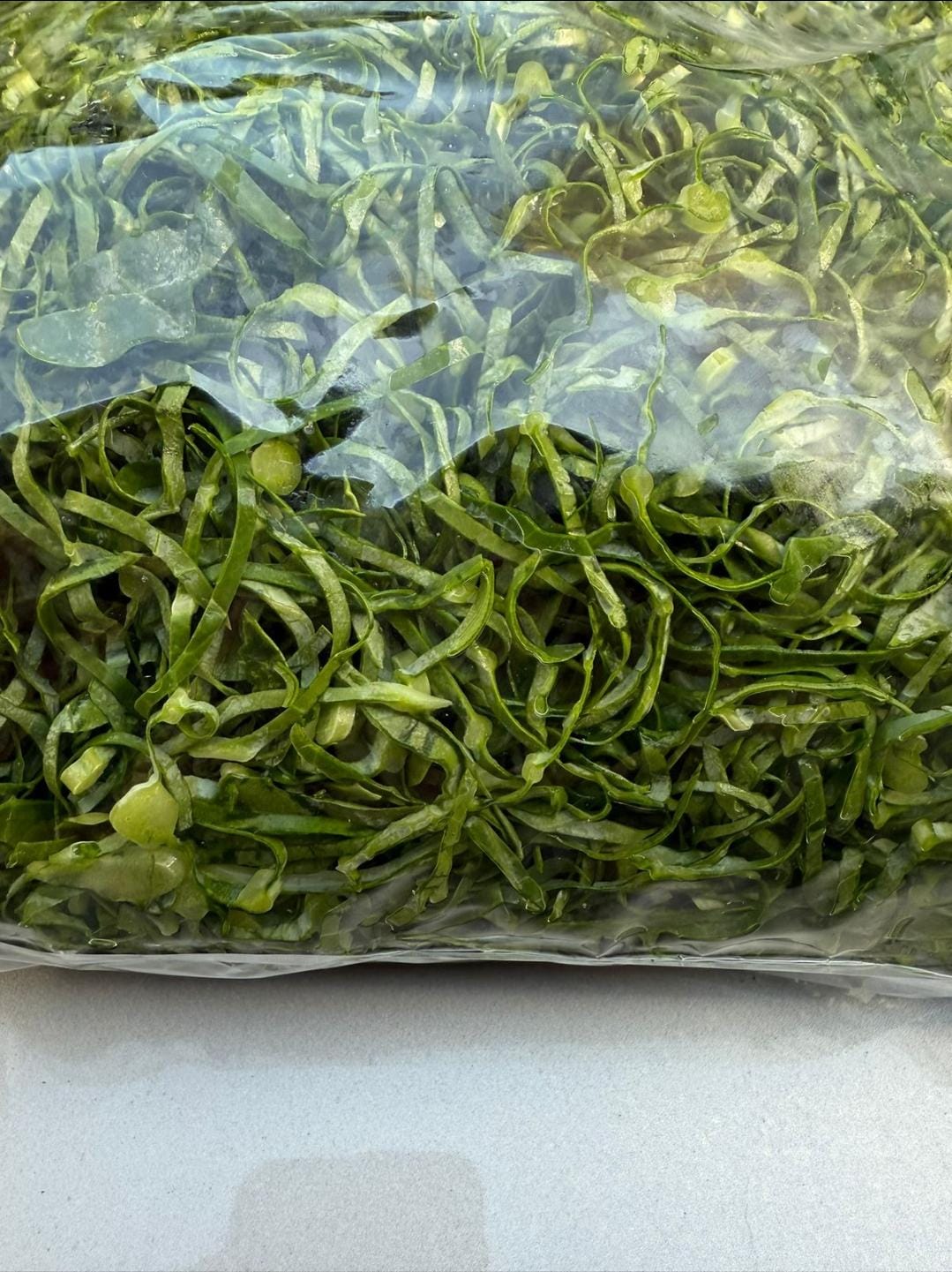 Couve fatiada 1 kg - Corte Médio